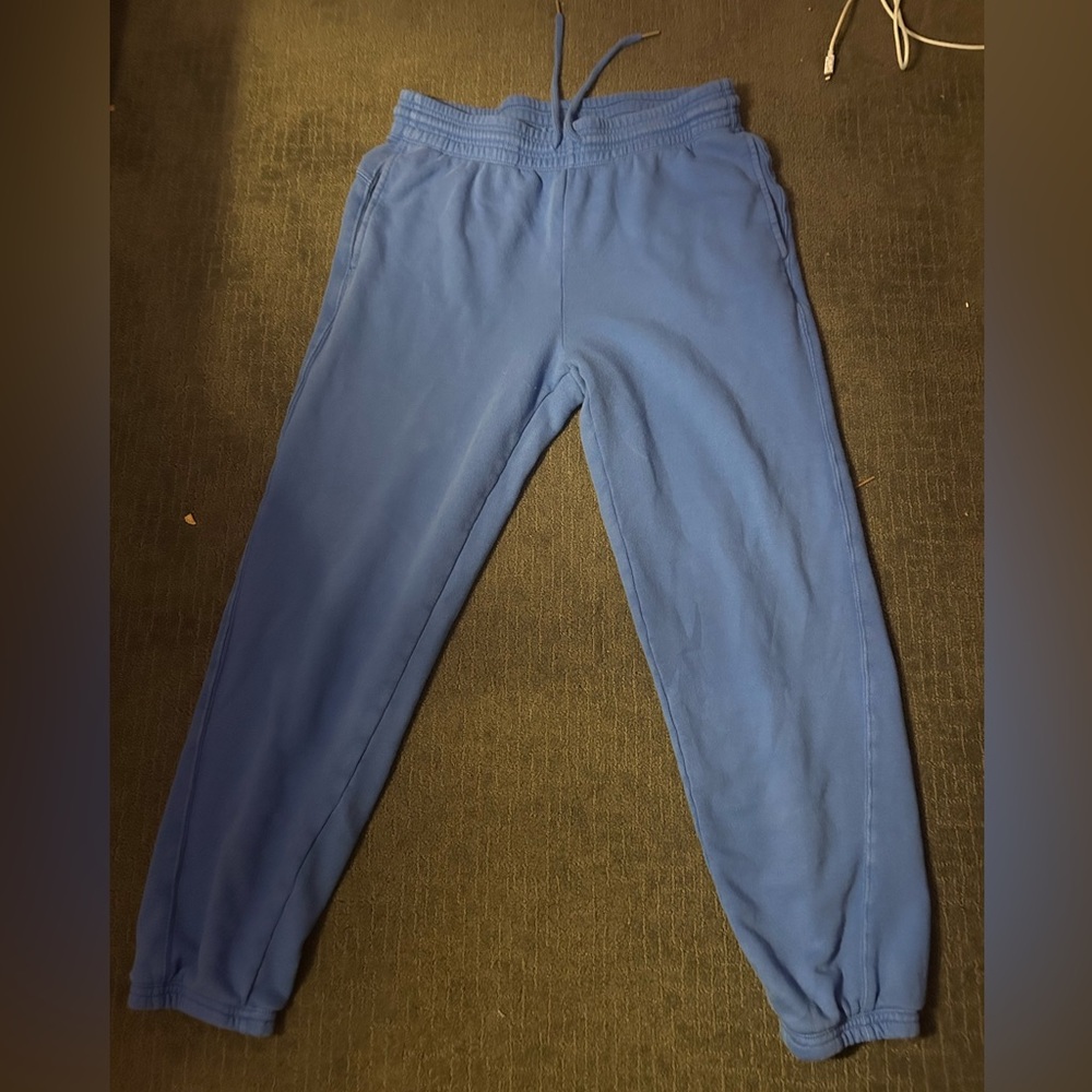 aerie blue joggers size medium
